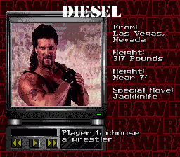 WWF Raw screenshot 4 for Sega Mega Drive